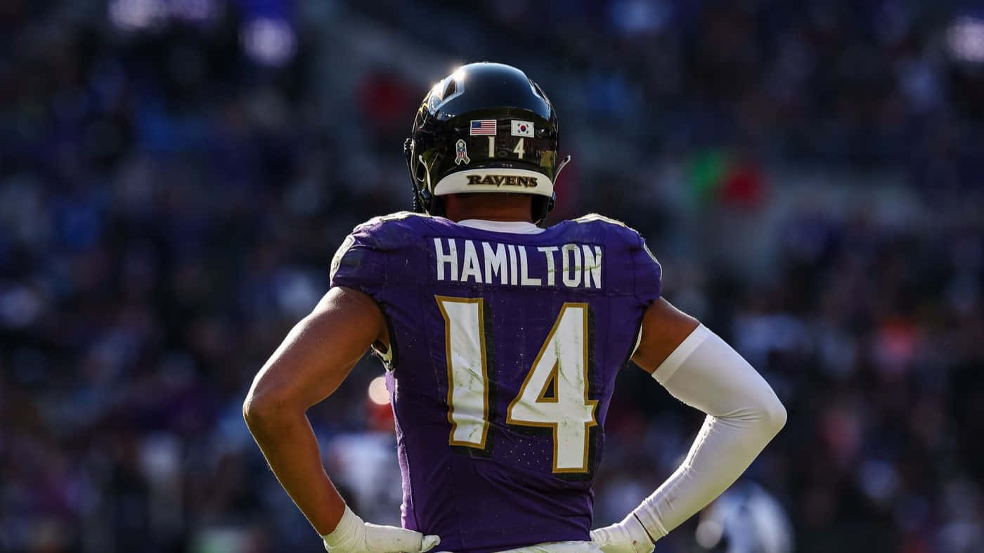 Kyle Hamilton Ravens Number14 Wallpaper