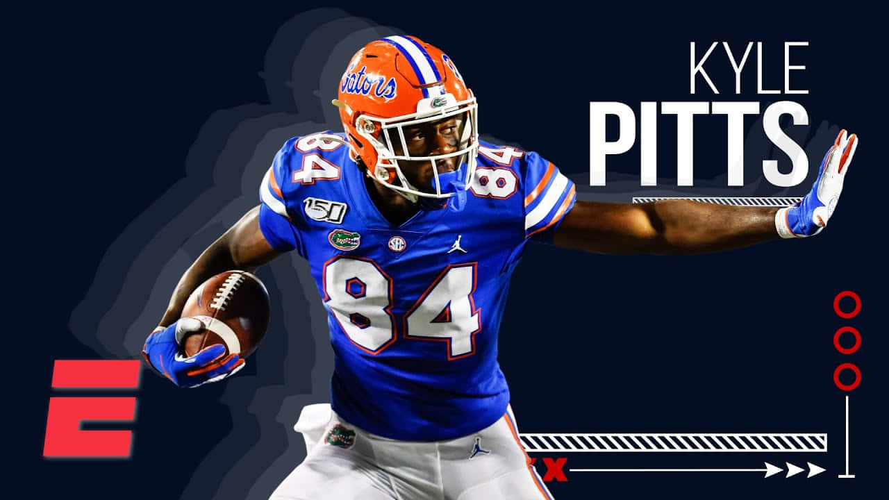 Kyle Pitts Florida Gators Football Graphic Wallpaper