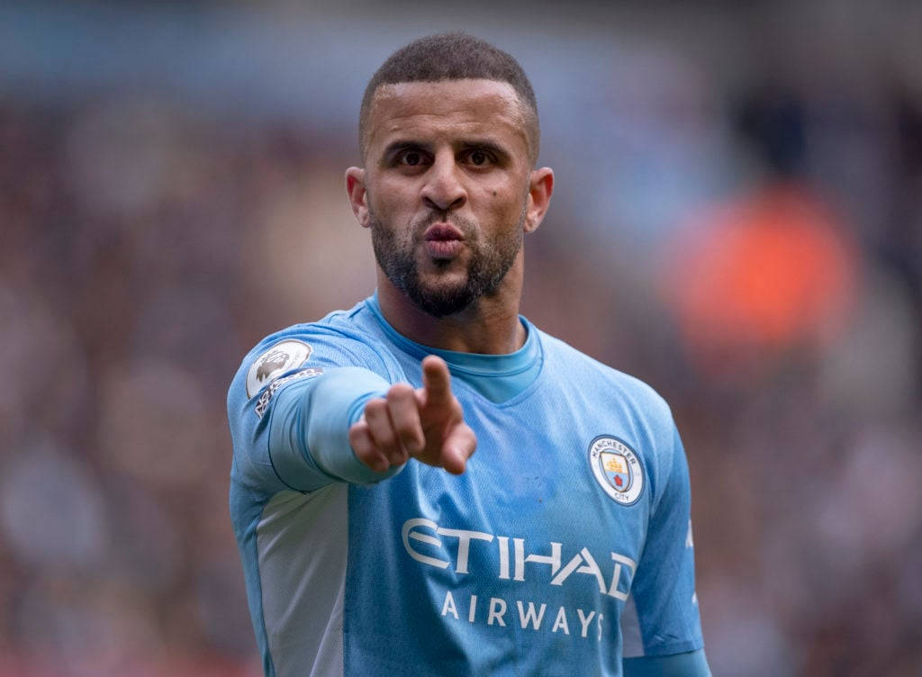 Kyle Walker Pointing Directly Wallpaper