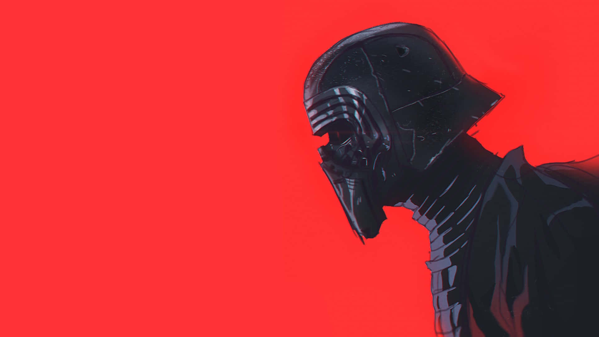 Kyloren Muestra Su Lado Oscuro En Star Wars: Los Últimos Jedi. Fondo de pantalla