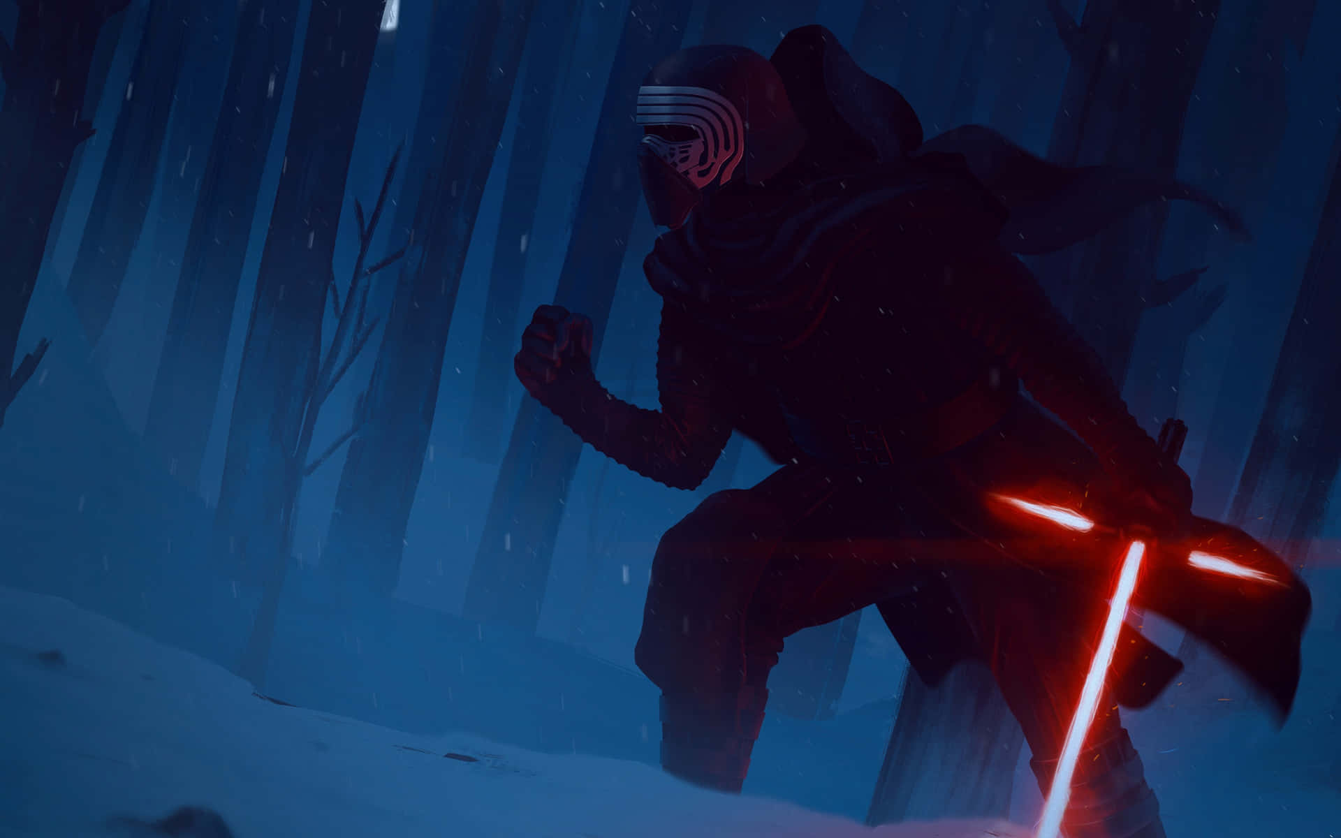 The enigmatic and powerful Kylo Ren Wallpaper