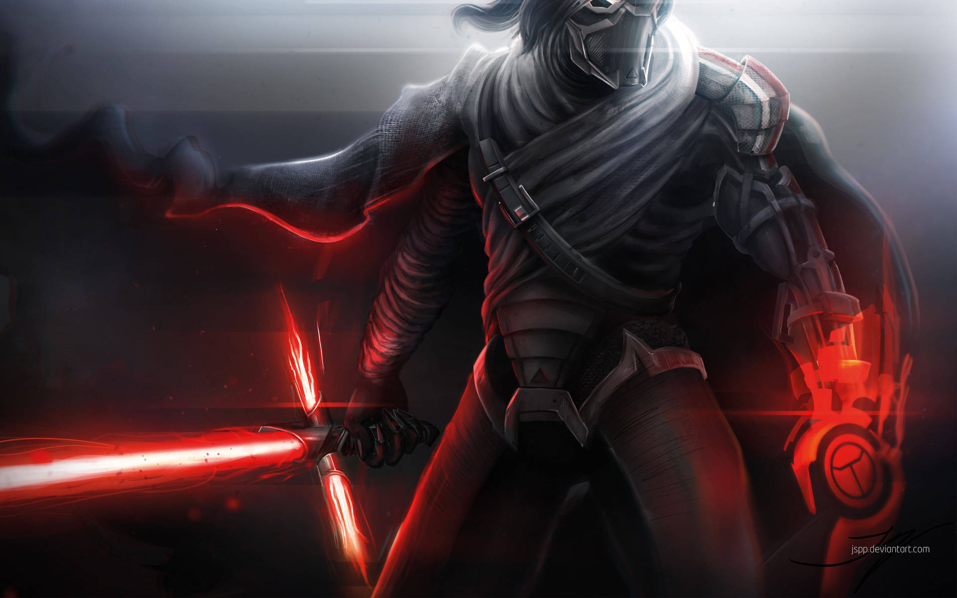 "The Powerful Dark Force of Kylo Ren" Wallpaper