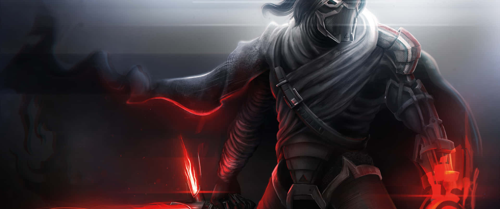 Kylo Ren in a Brooding 4K Ultrachrome Image Wallpaper