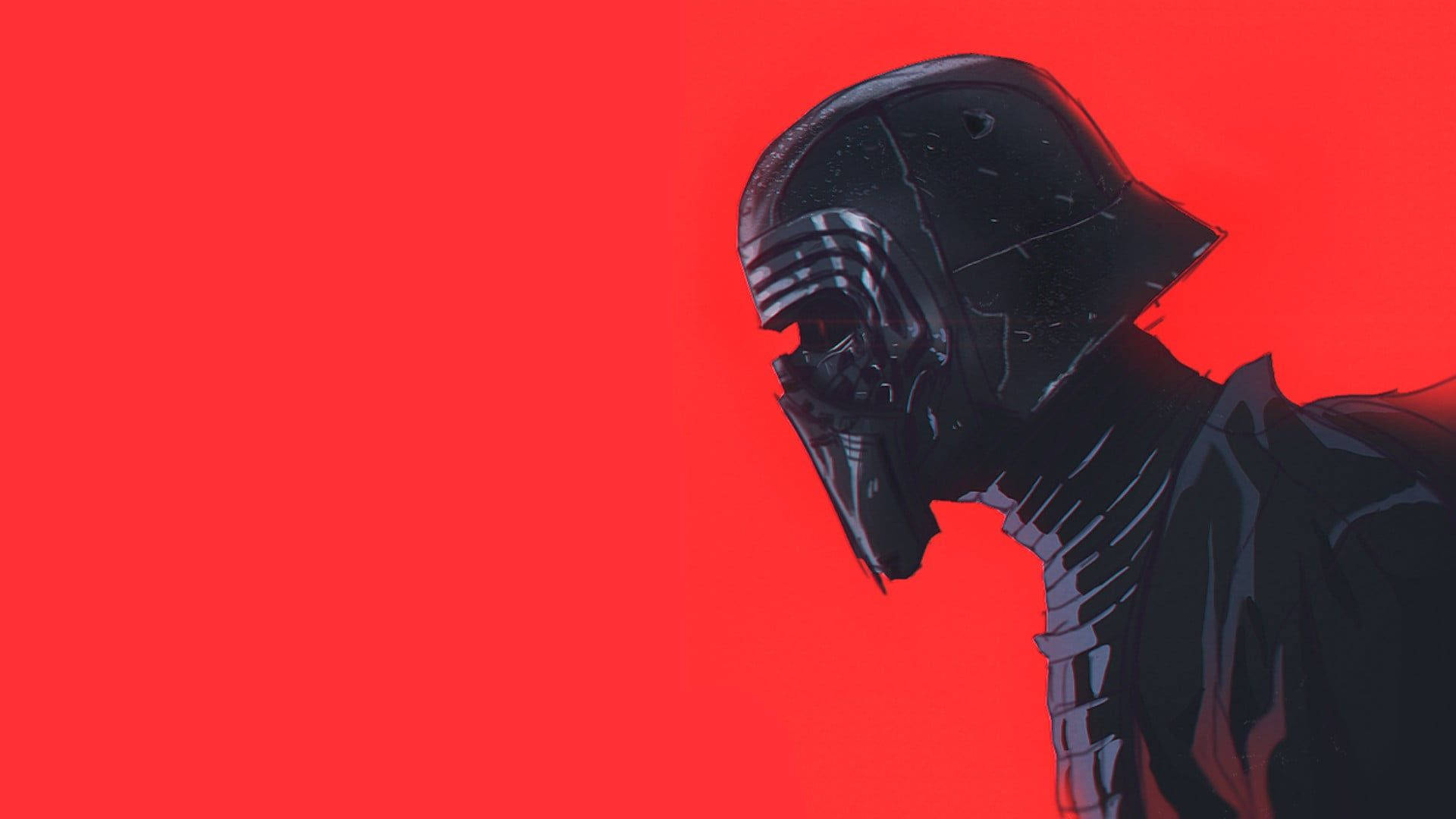 "Kylo Ren, the heir of Darth Vader" Wallpaper