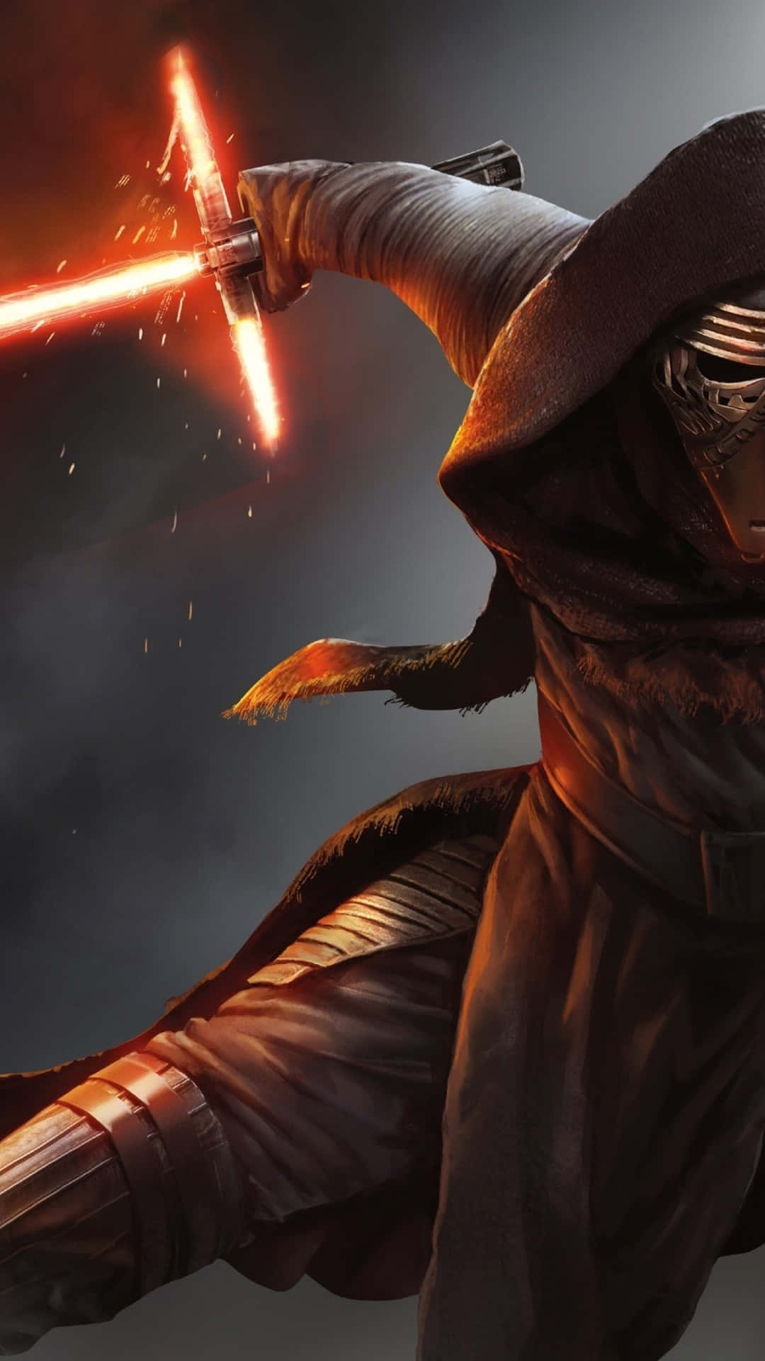 "Be your own ruler of the galaxy with Kylo Ren iPhone wallpaper" Wallpaper