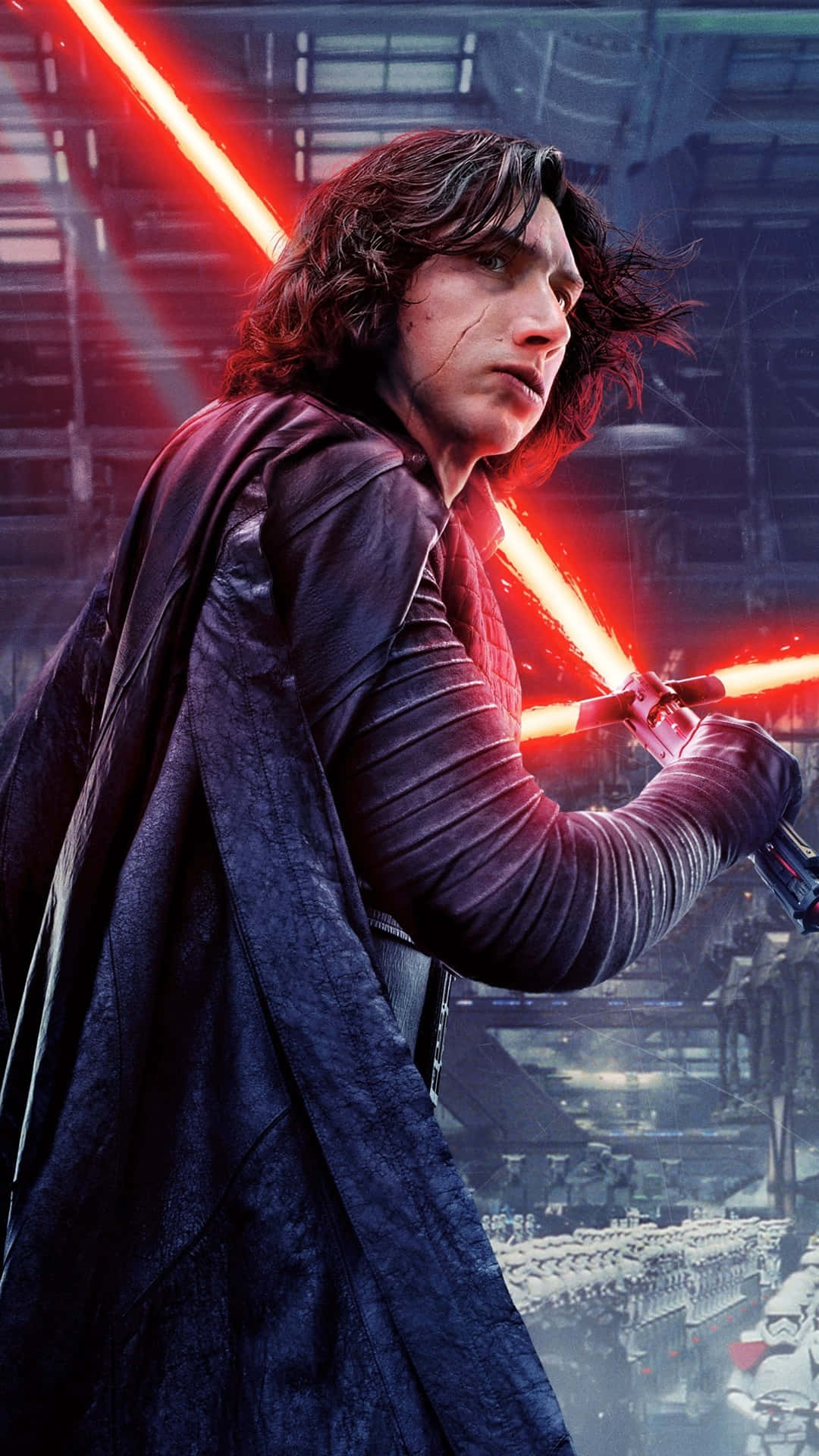 Unleash the Force with Kylo Ren and your iPhone Wallpaper