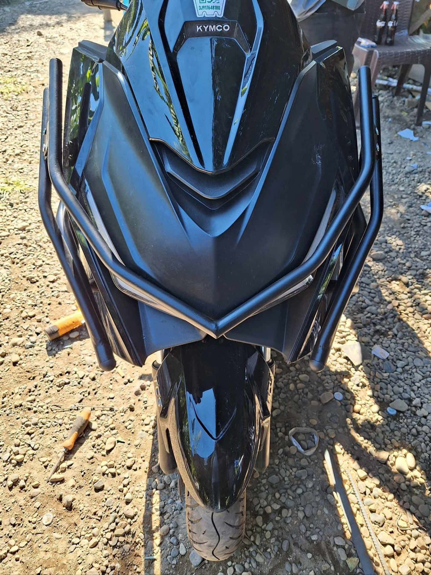 Vue Frontal De Scooter Kymco Fond d'écran