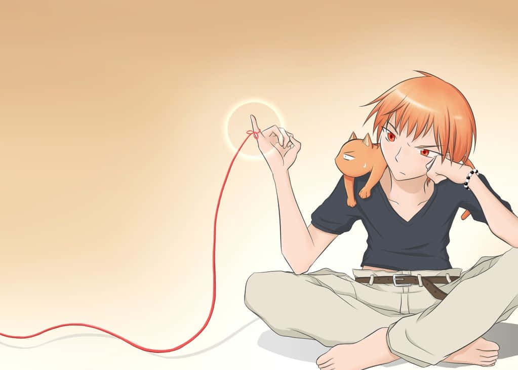 Kyo Sohma, the powerful Cat God of the Chinese Zodiac" Wallpaper