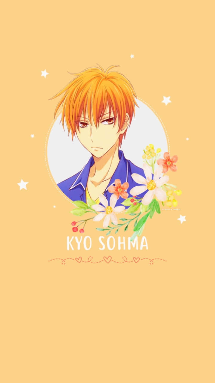 Kyo Sohma, the main character of the popular manga series Fruits Basket. Wallpaper