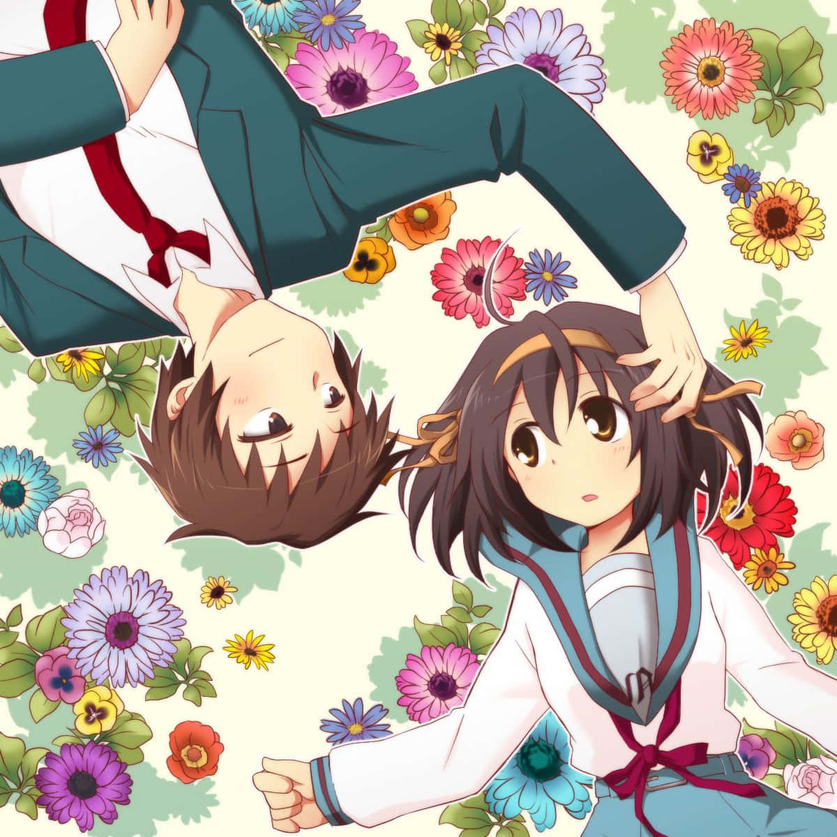 Kyon - The witty protagonist from The Melancholy of Haruhi Suzumiya Wallpaper