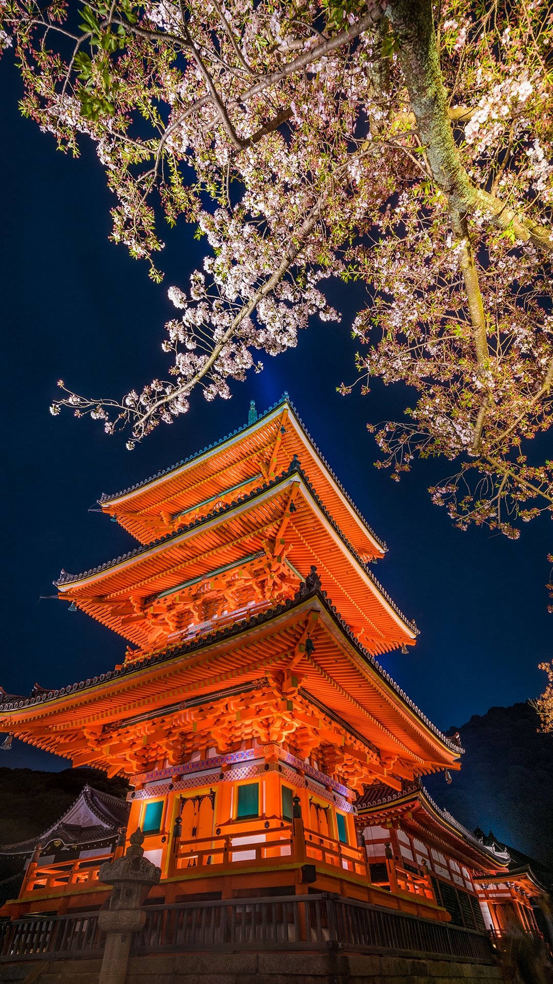 Kyoto Kiyomisudera Pagoda Wallpaper