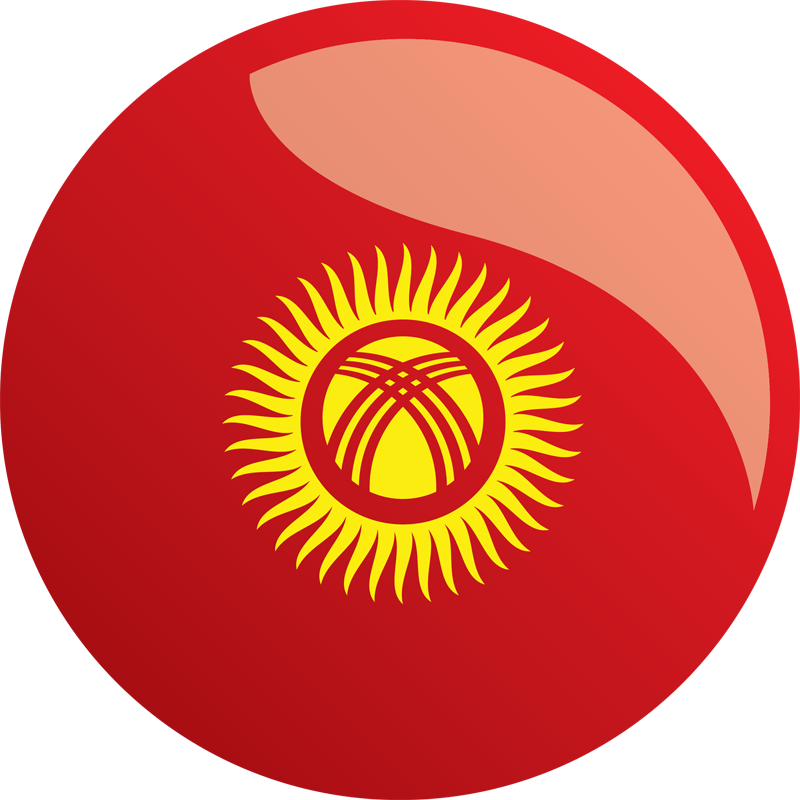 Kyrgyzstan National Flag PNG