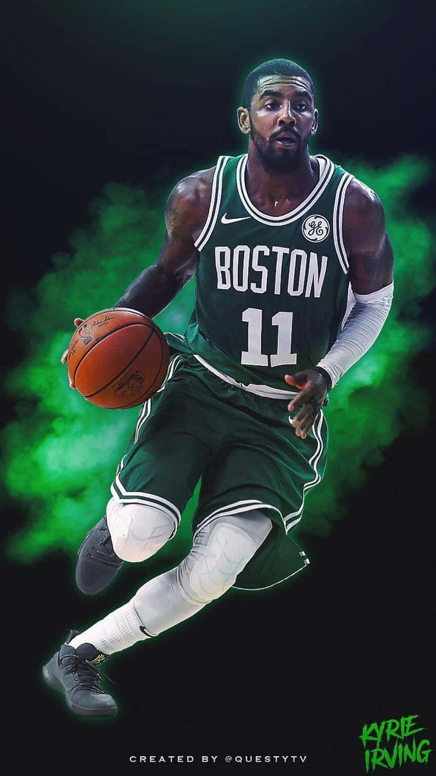 Enjoy the World of Kyrie From the Comfort of Your Phone Wallpaper
