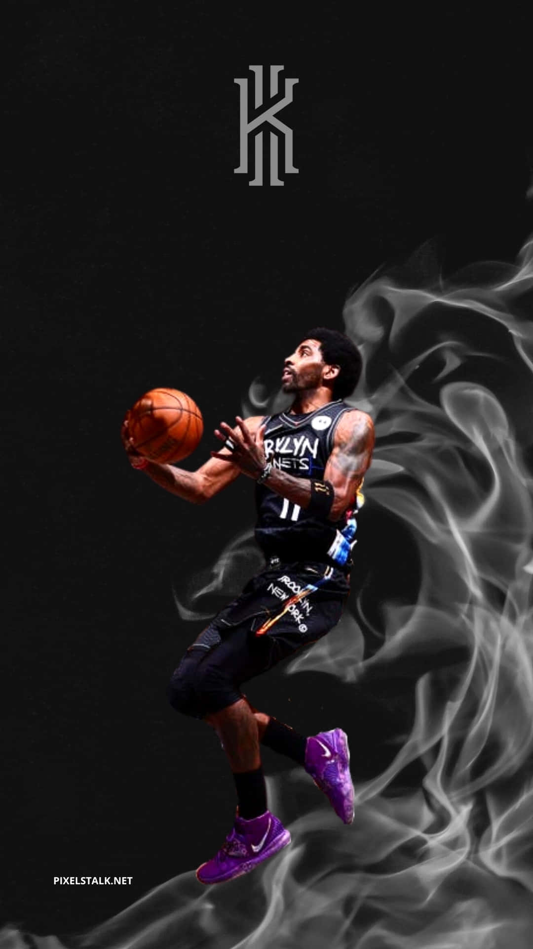 Kyrie Irving demonstrating his cool style. Wallpaper
