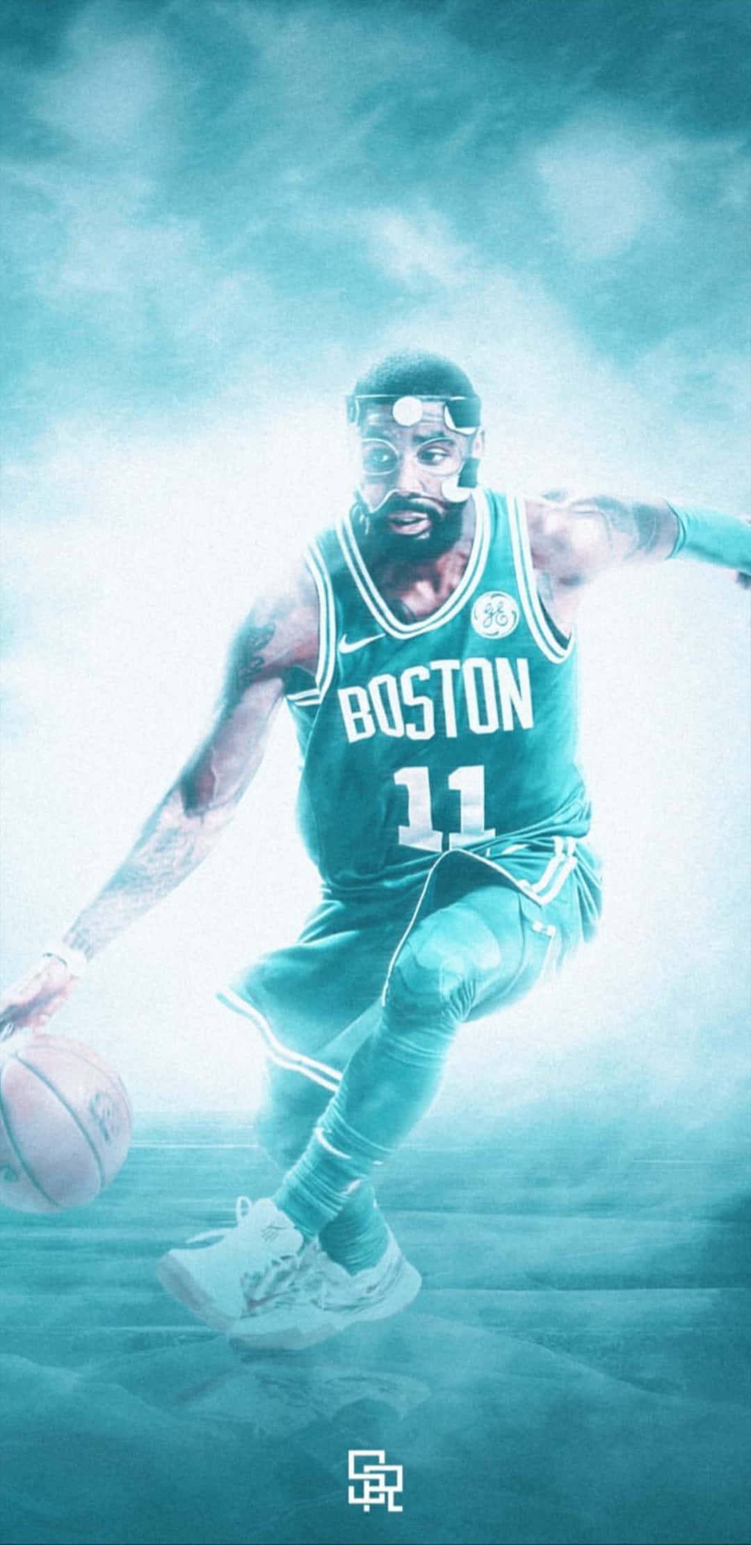 Creative  Kyrie Irving. Cool as a cucumber and ready for the game. Wallpaper