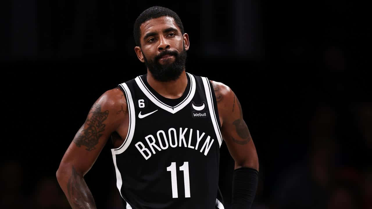 Kyrie Irving is Ready to Make Waves with the Brooklyn Nets Wallpaper