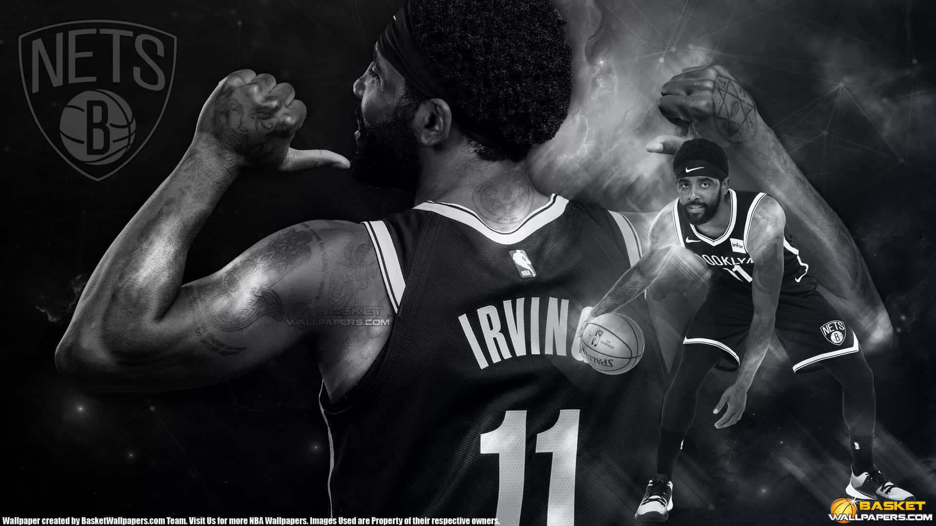 Kyrie Irving er klar til at føre Brooklyn Nets til sejr. Wallpaper