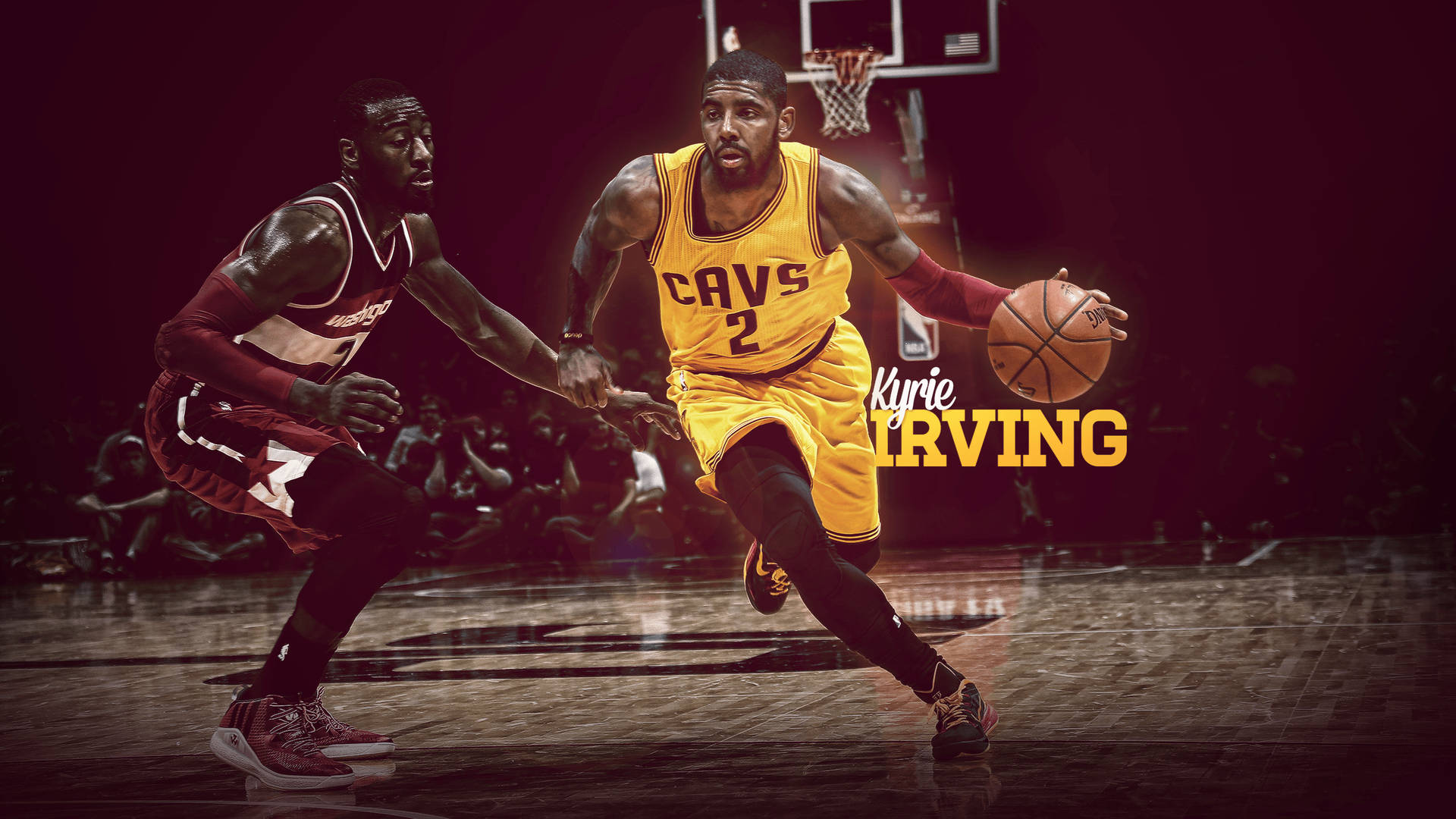 Kyrie Irving Achieving Unparalleled Success Wallpaper