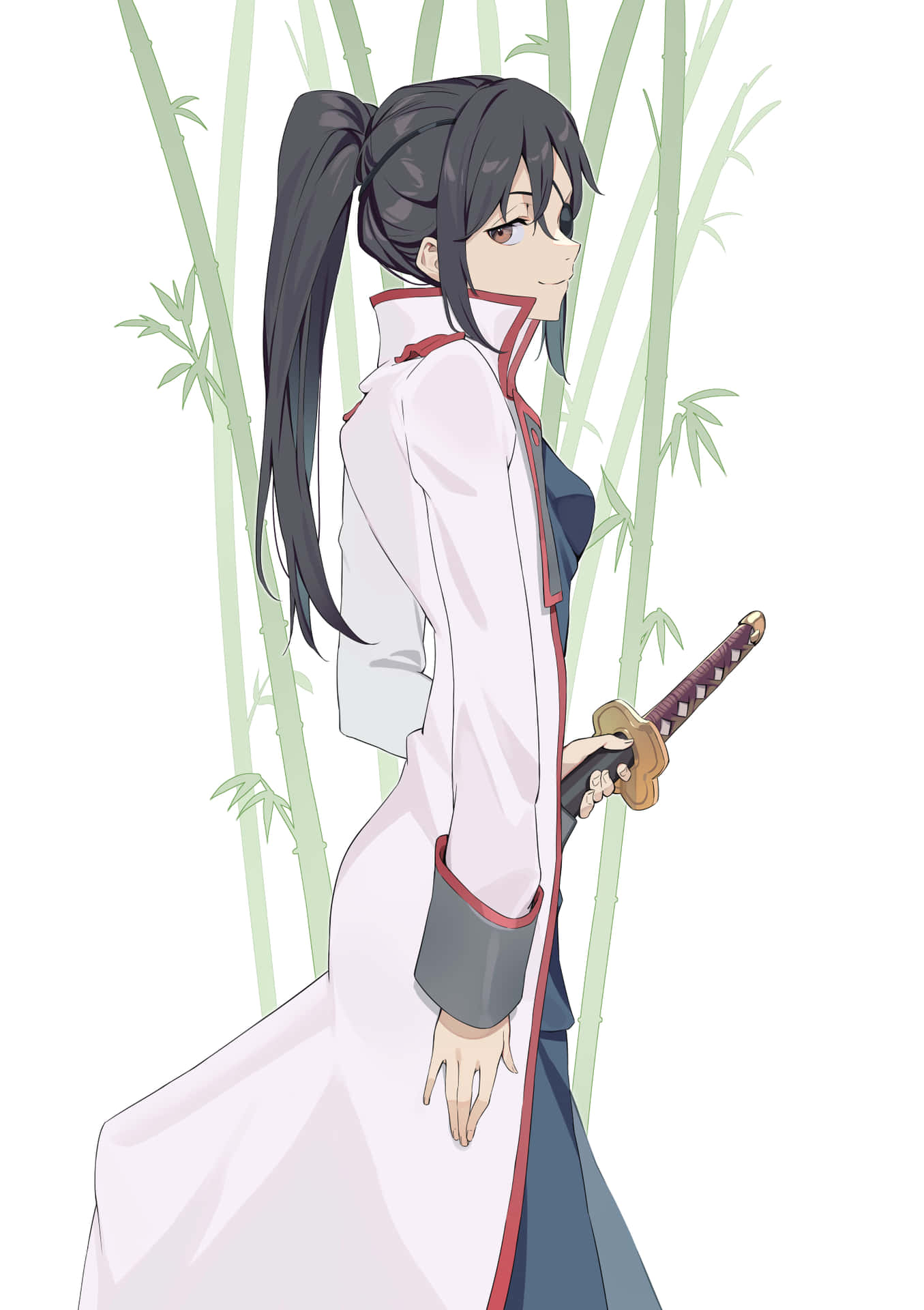 Kyubei Yagyu En Position De Samouraï Fond d'écran