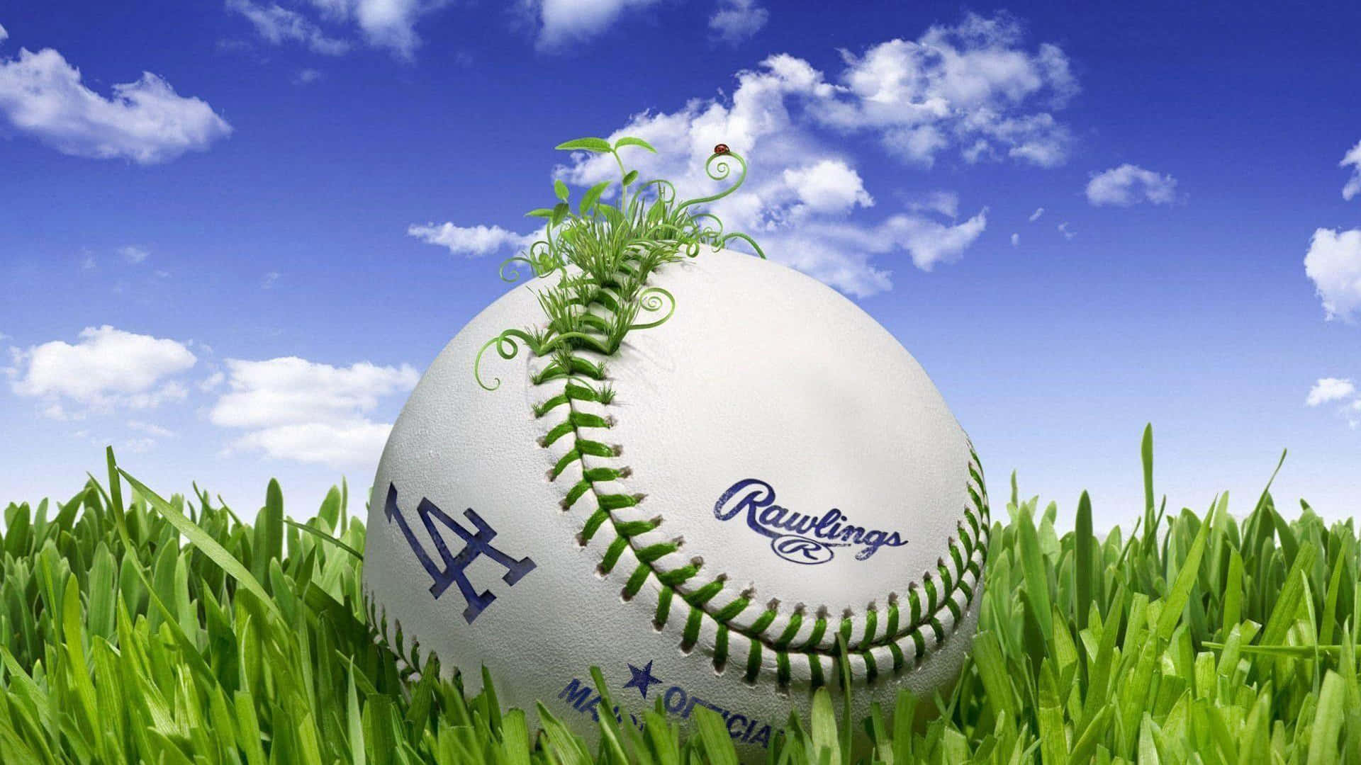 L A Dodgers Baseball Spring Growth Wallpaper