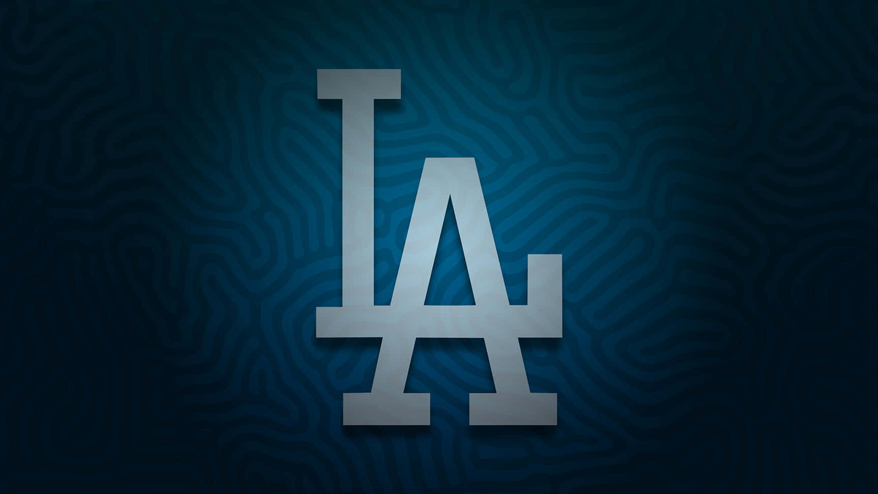 L A Dodgers Logo Blue Background Wallpaper