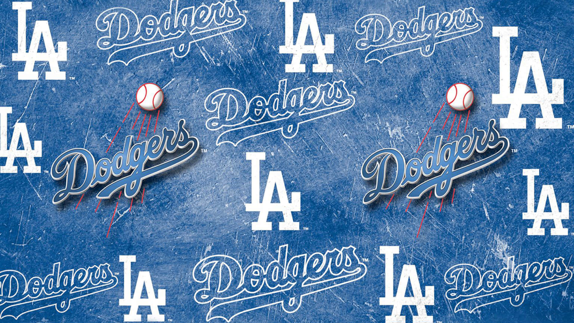 L A Dodgers Logoand Baseball Background Wallpaper