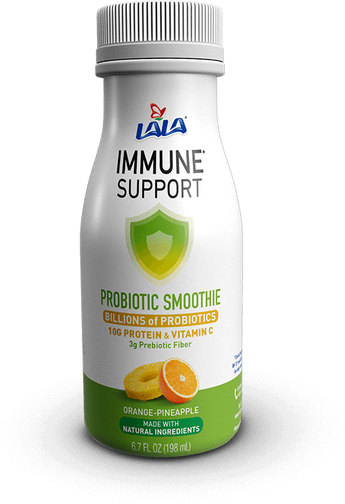 L A L A Probiotic Smoothie Immune Support PNG