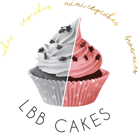 L B B Cakes Logo PNG