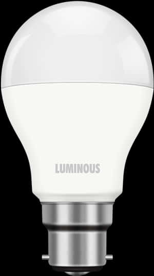 L E D Bulb Luminous White Background PNG