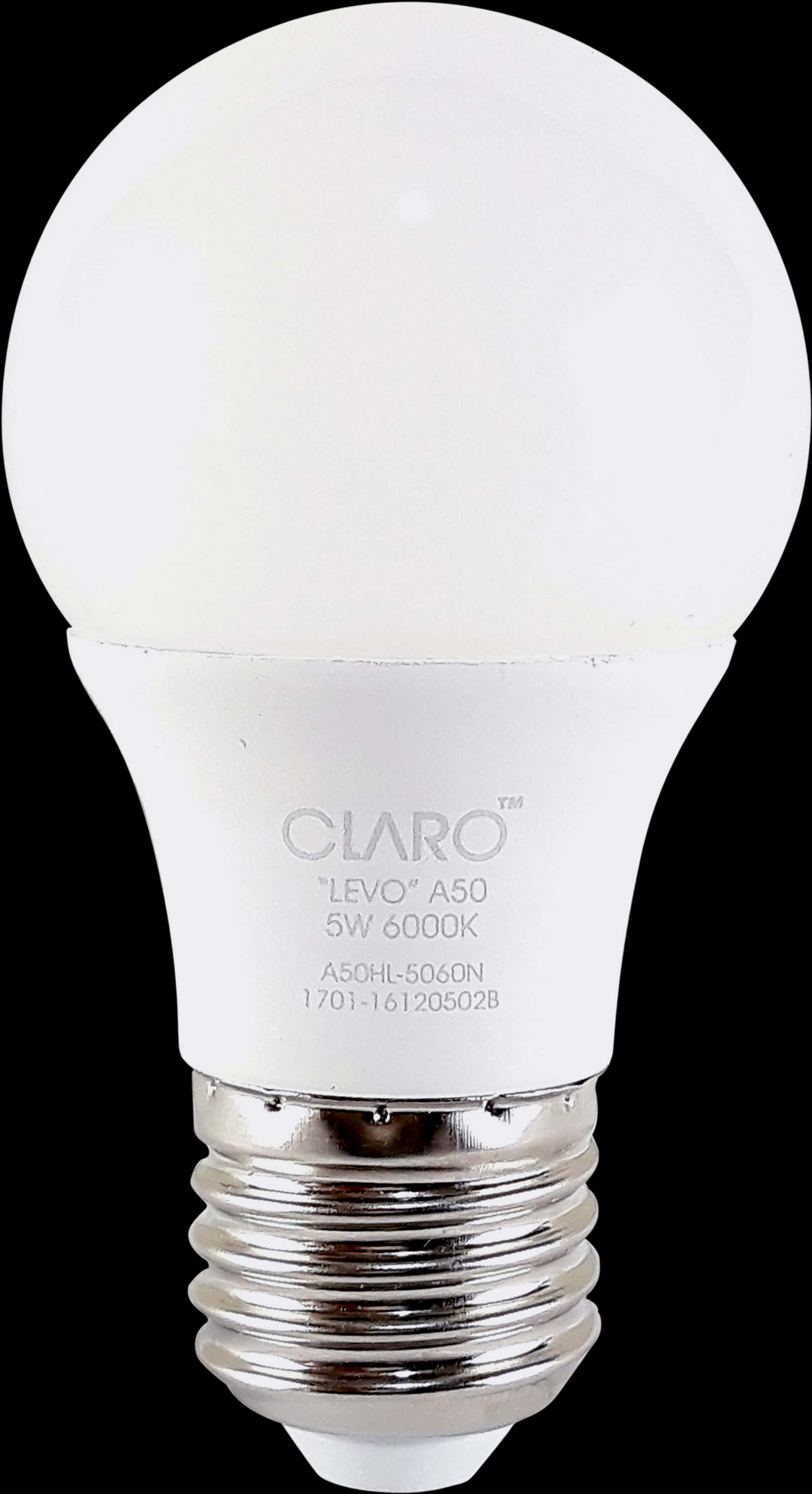 L E D Bulb5 W6000 K Efficient Lighting PNG
