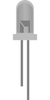 L E D Diode Silhouette PNG