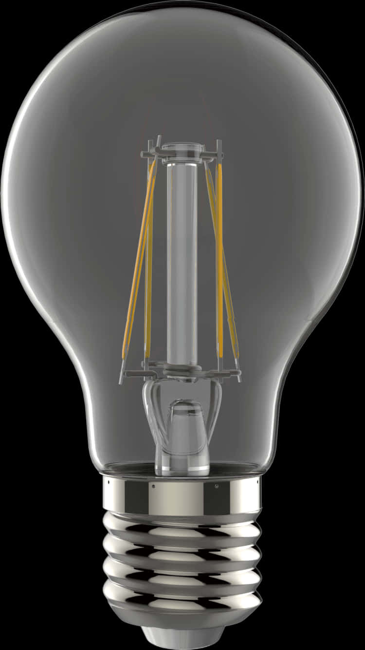 L E D Filament Bulb Illumination PNG