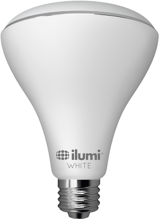 L E D Smart Lightbulb White SVG