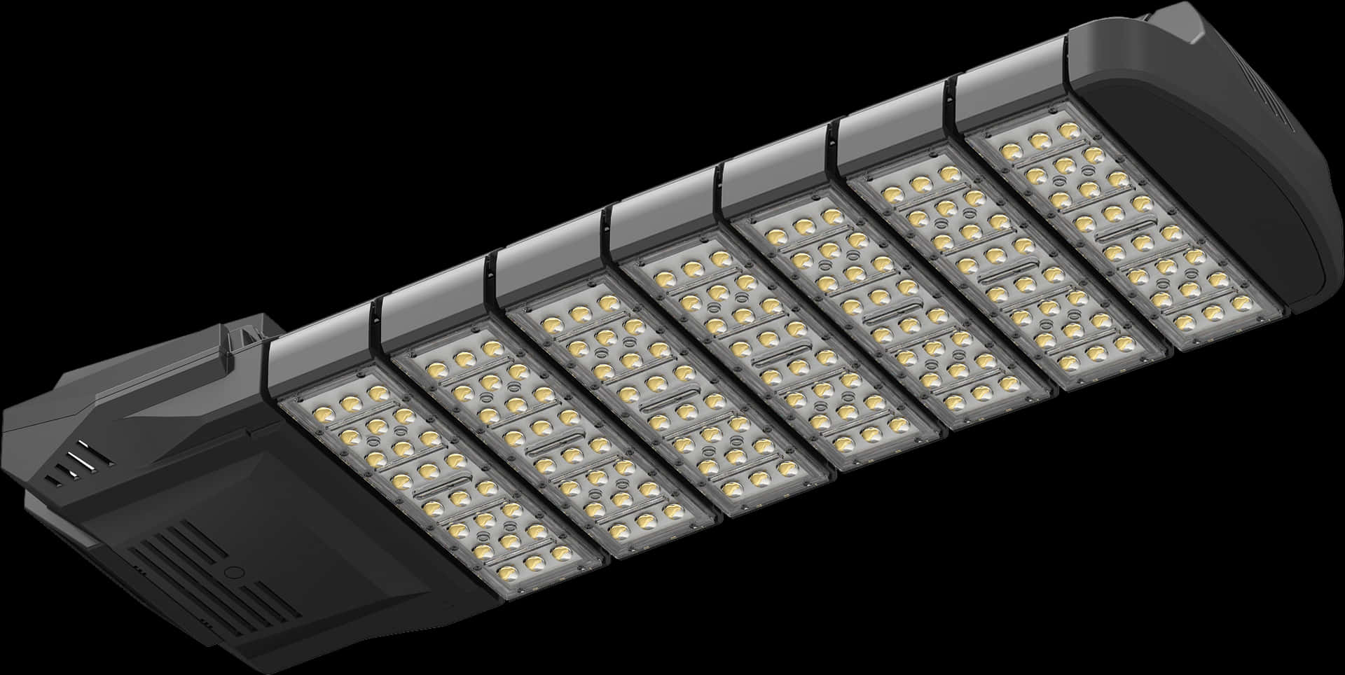 L E D Street Light Array PNG