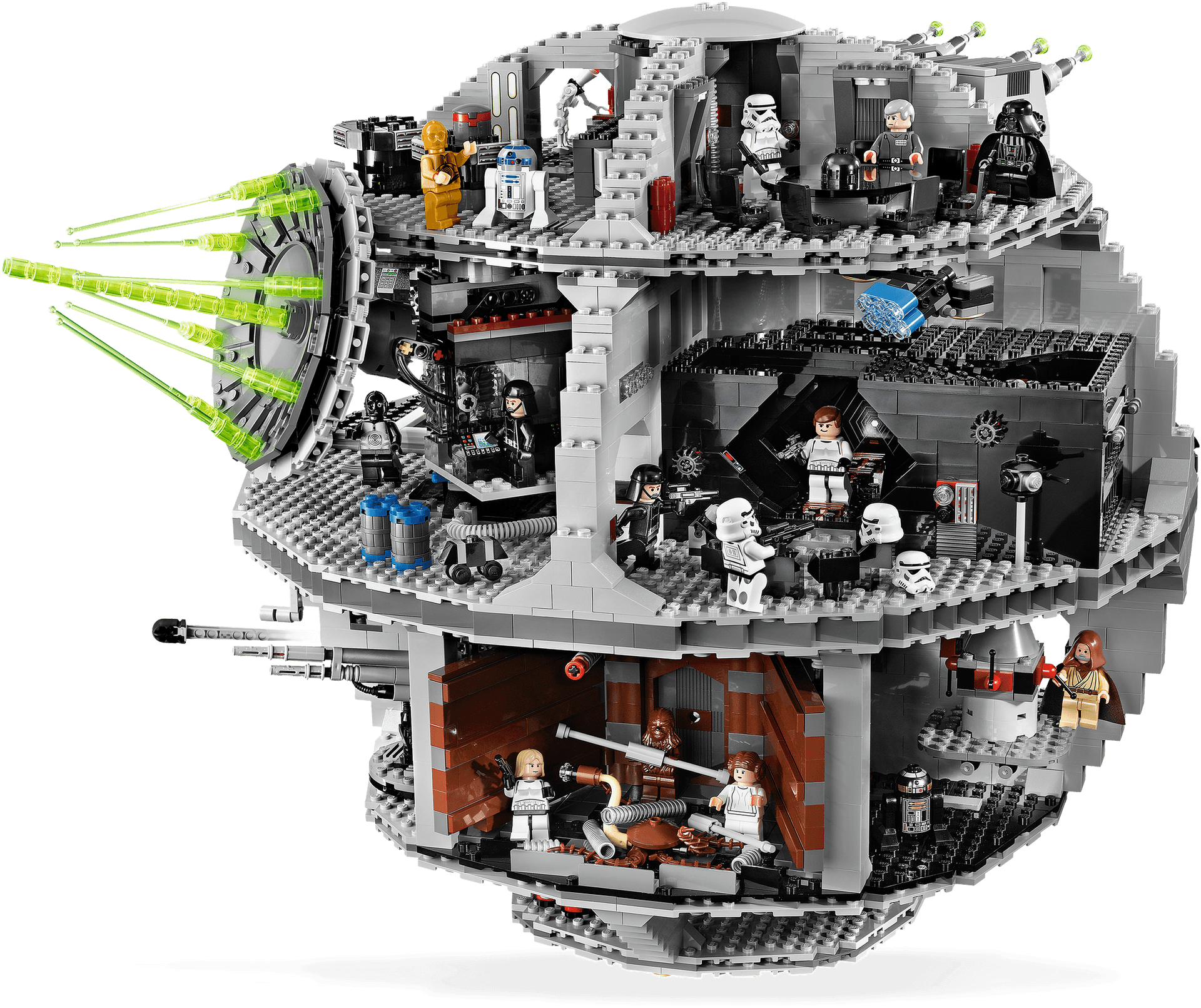 L E G O Death Star Playset PNG