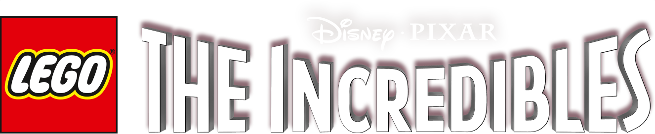 L E G O Incredibles Disney Pixar Logo PNG