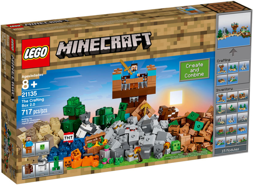 L E G O Minecraft Crafting Box Set PNG