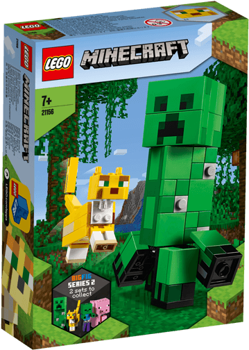 L E G O Minecraft Creeperand Ocelot Set PNG