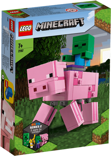 L E G O Minecraft Pig Set Box Art PNG