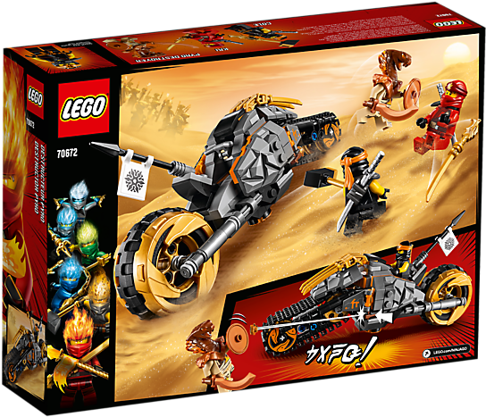 L E G O Ninjago Cole's Tread Assault Set70672 PNG