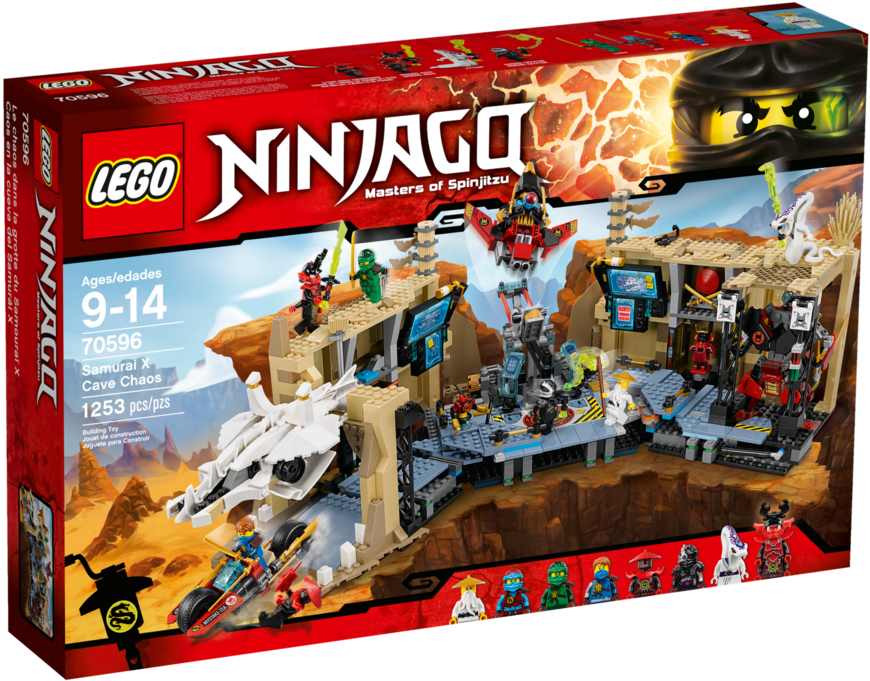 L E G O Ninjago Samurai X Cave Chaos Set70596 PNG