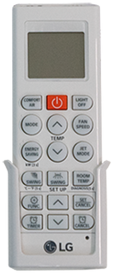 L G Air Conditioner Remote Control PNG