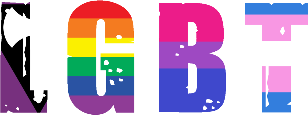 L G B T Pride Letters PNG