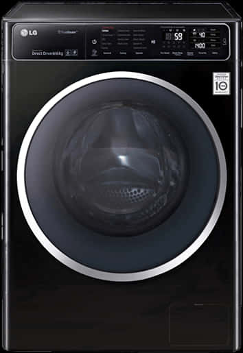 L G Front Load Washing Machine PNG