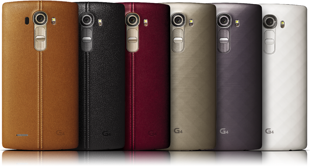 L G G4 Smartphone Color Variants PNG