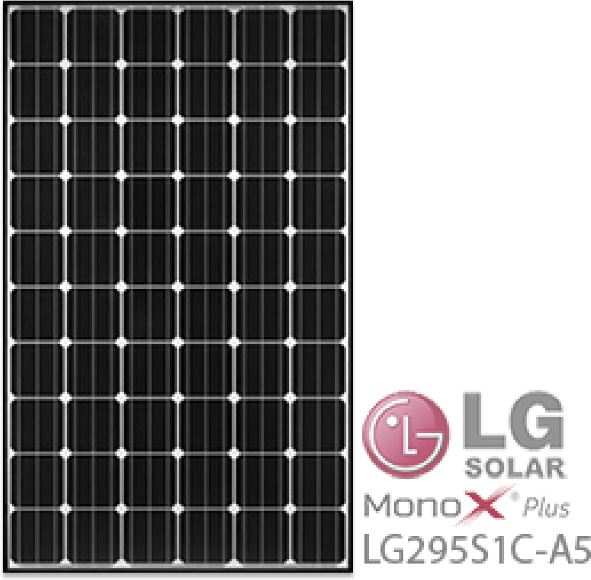 L G Mono X Plus Solar Panel PNG