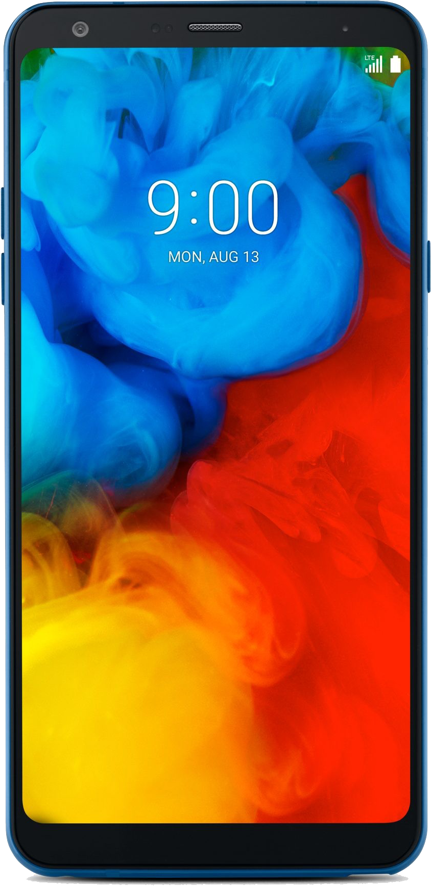 L G Smartphone Colorful Display PNG