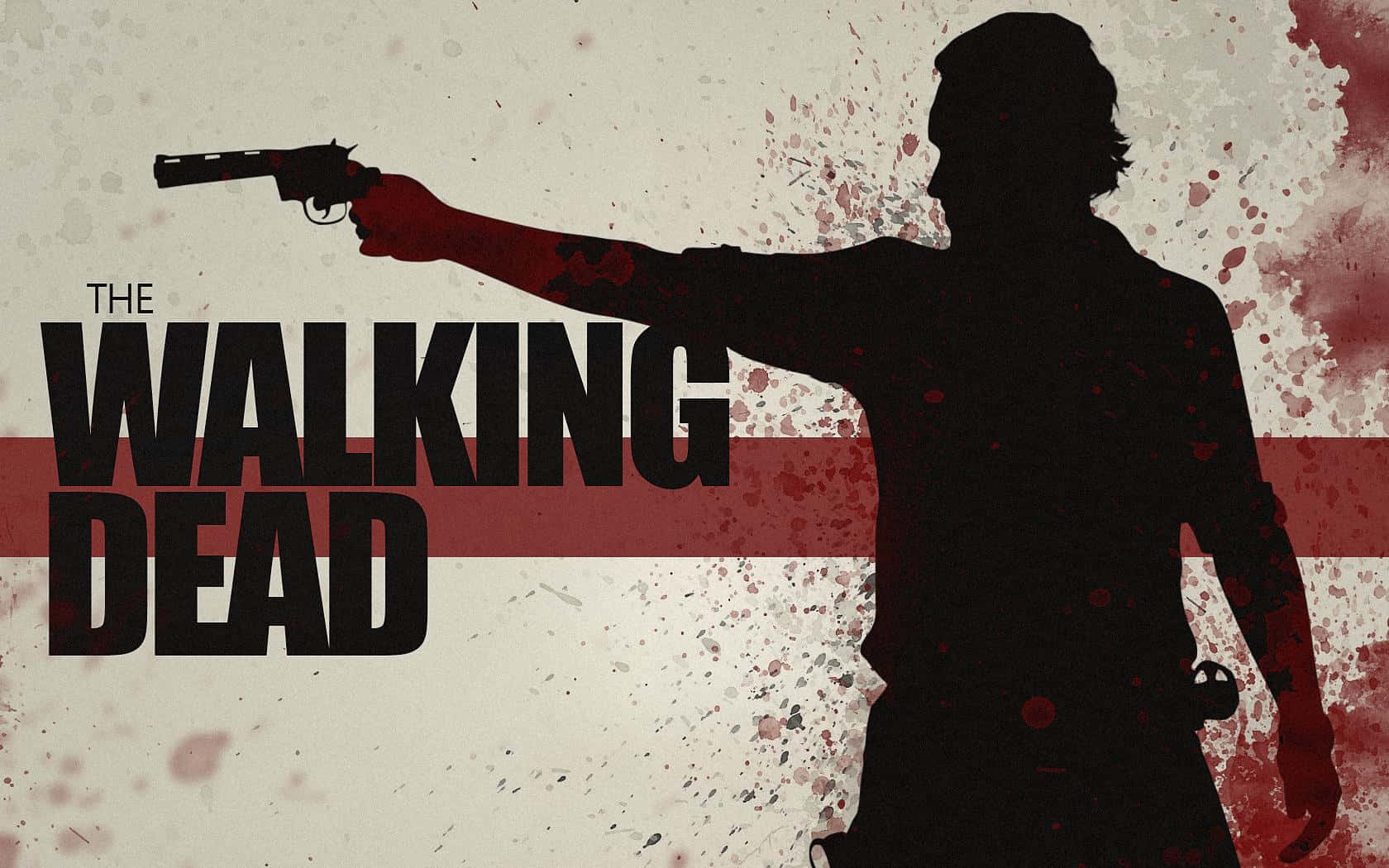 L'immaginedi Gruppo Dei Principali Personaggi Di The Walking Dead.