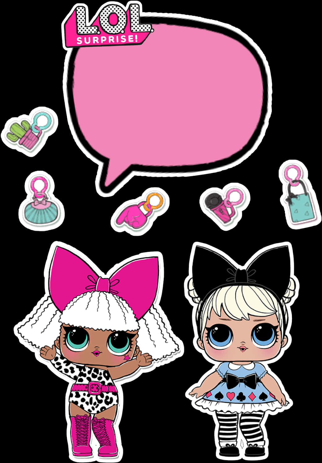 L O L Surprise Dollsand Accessories PNG