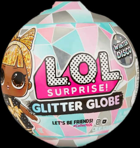 L O L Surprise Glitter Globe Packaging PNG